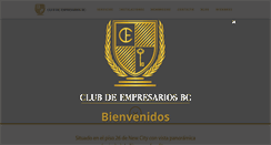 Desktop Screenshot of clubdeempresariosbc.com